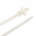 Forney Cable Ties, 6 in Natural Arrowhead Push Mounts 62112